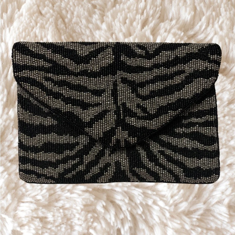 Elegant Black and Gray Clutch